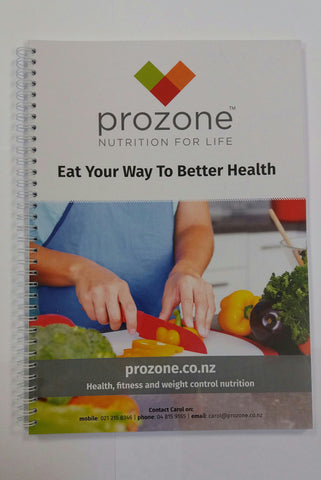 ProZone Recipe and Zone Guide Book
